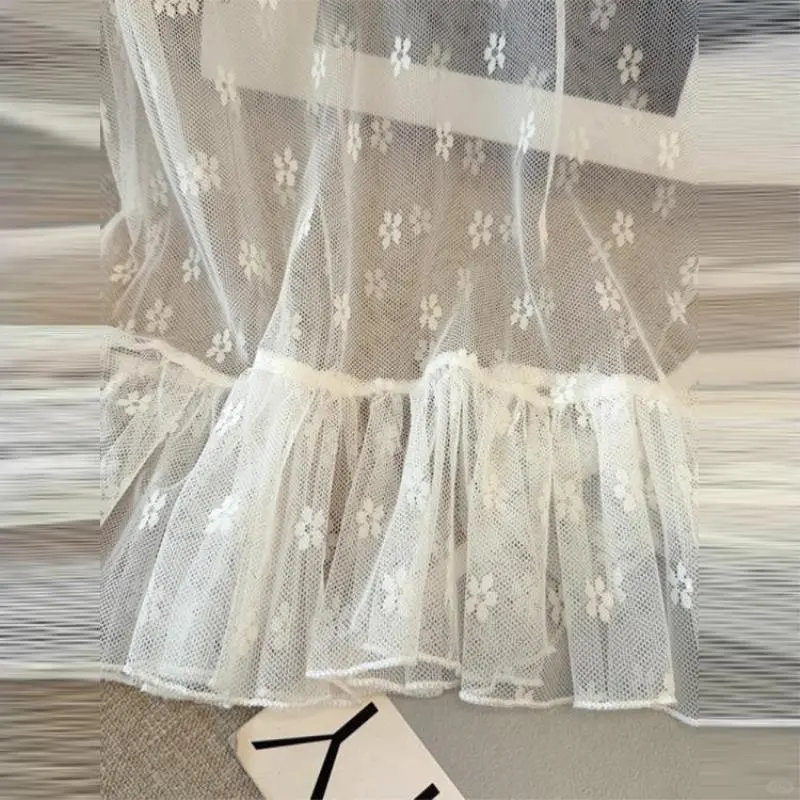 韩系碎花蕾丝衫🌷法式叠穿绝配