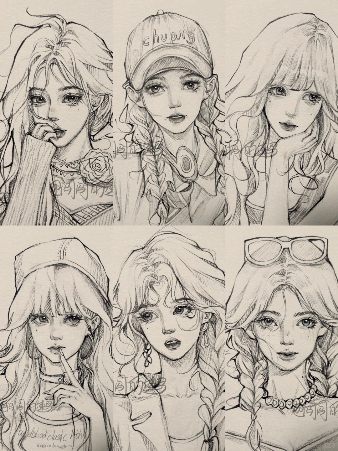 这几周合集｜拿去临摹🎨