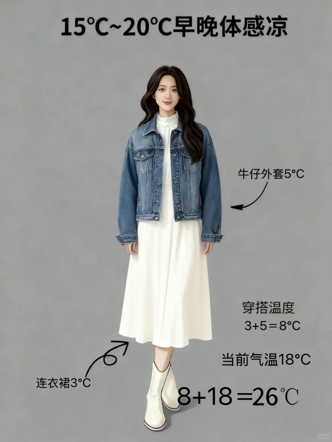 女生必看❗初秋15℃~20℃超美穿搭指南🌸