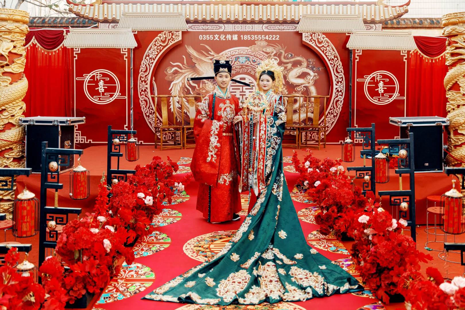 被这场汉服婚礼惊艳到了‼️