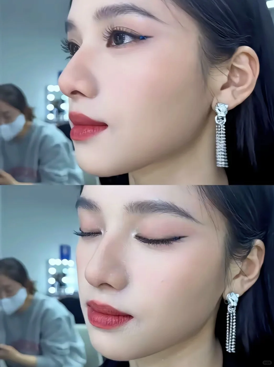 谁来懂一下张婧仪雕塑般的脸。。。