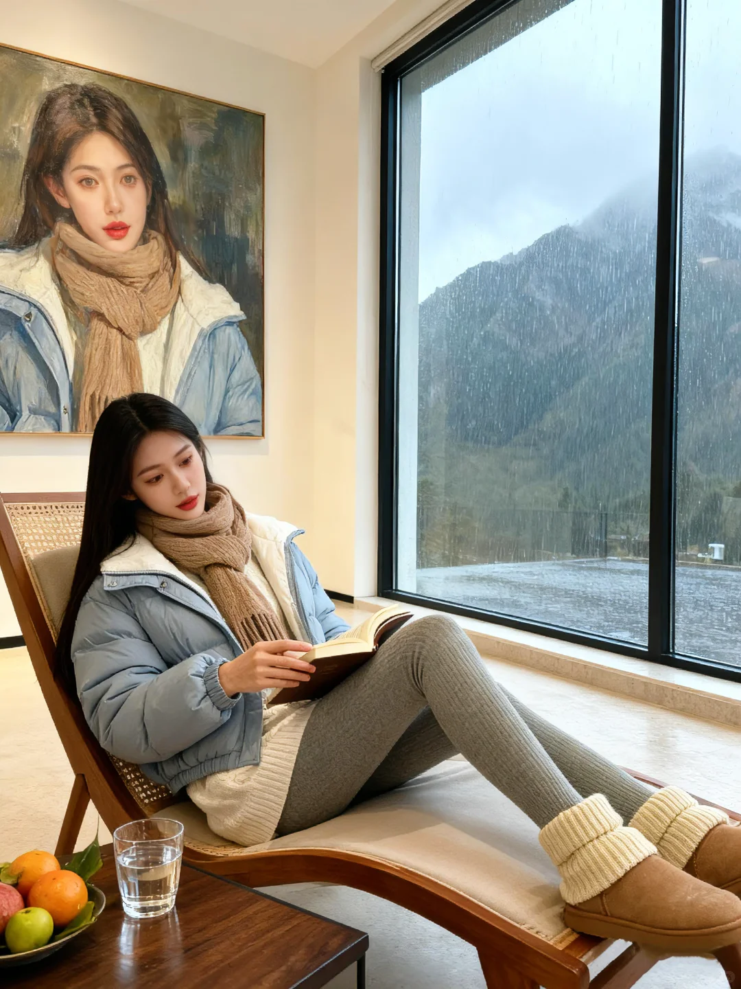 Ai眼中的美女，好有趣～🌧️～🌧️