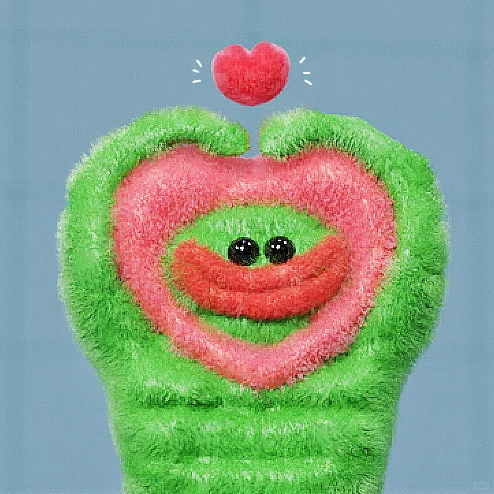 苦瓜女士头像｜献给你！我的真心❤️！