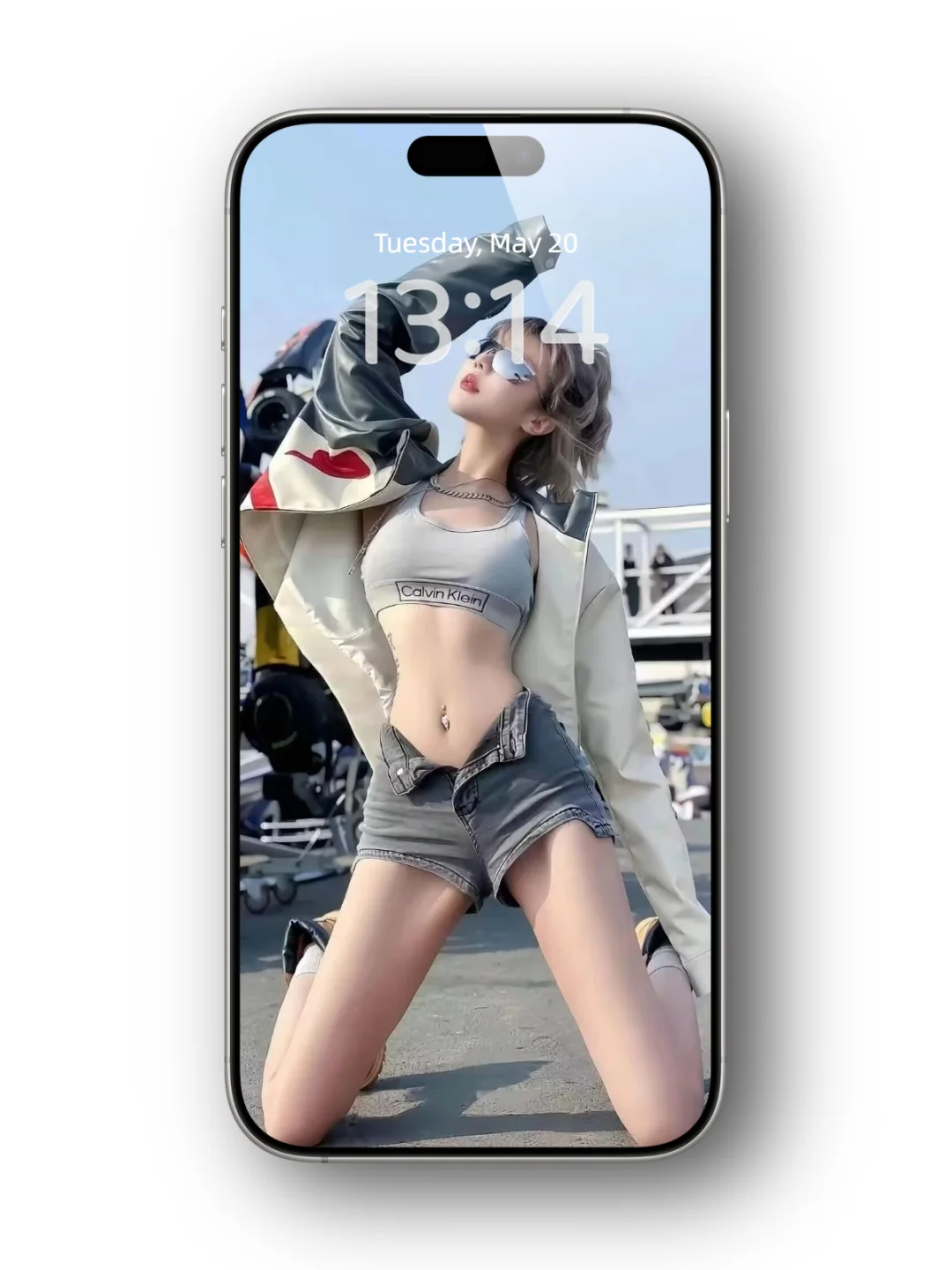 斩男镜面壁纸｜锁屏时他视线突然定格💘