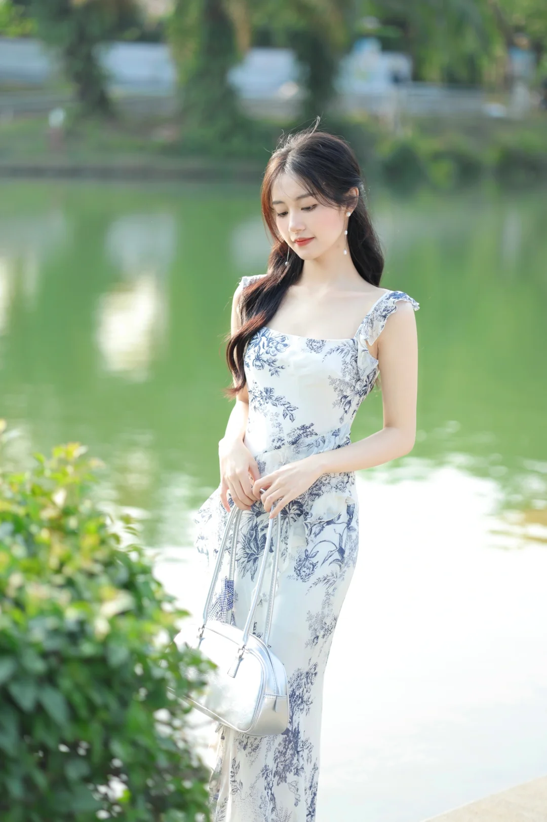 清冷温柔🍃穿上就是行走的水墨画~