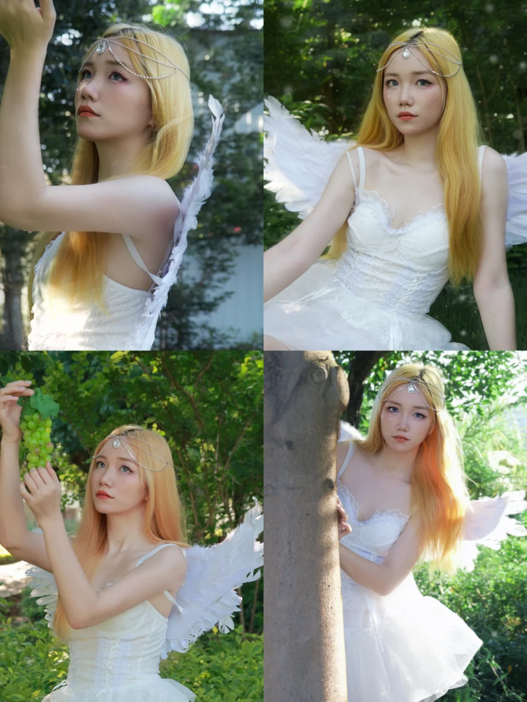 天使翅膀少女写真 | 天使降落人间👼🏻