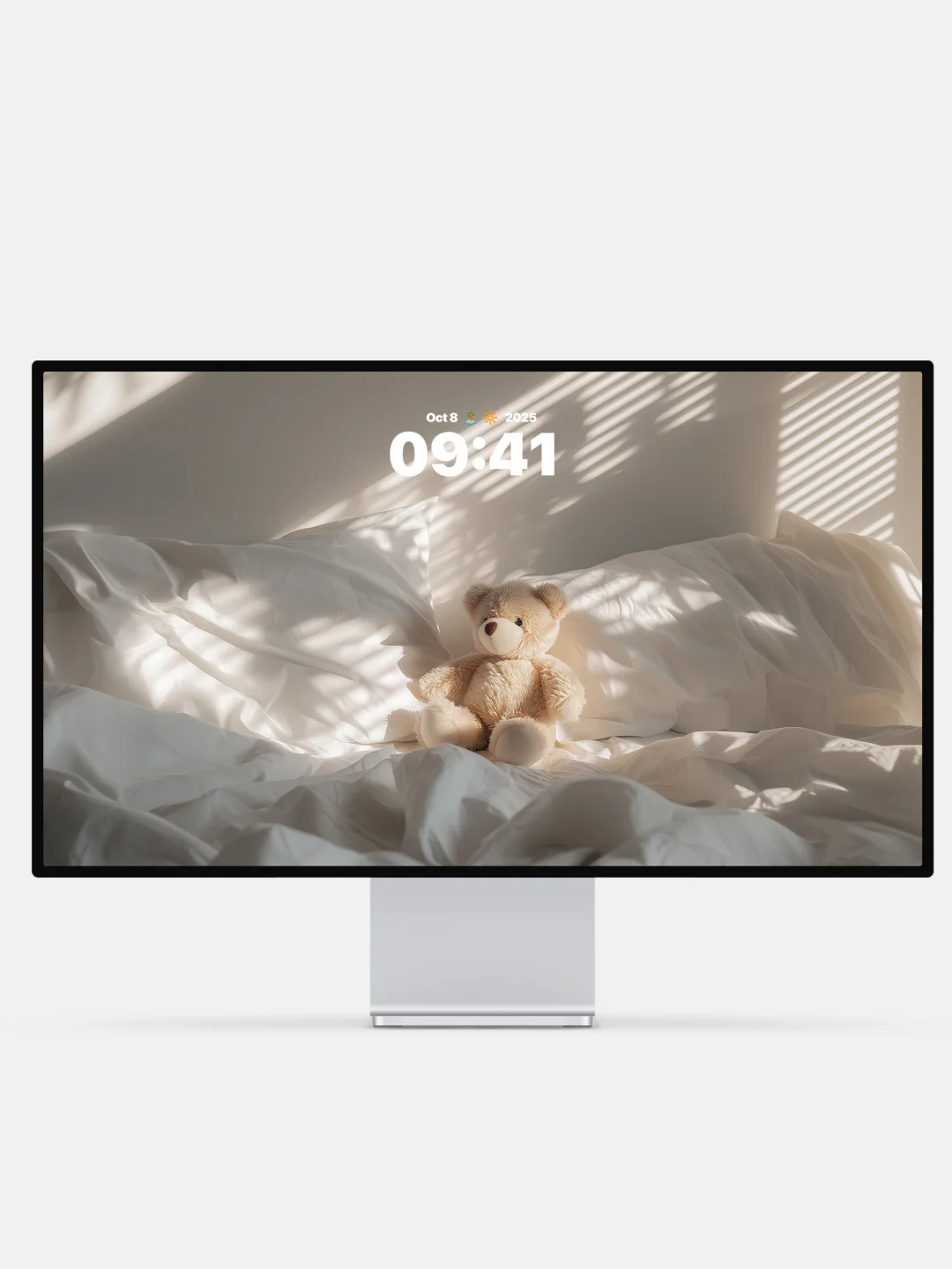 阳光吻过的泰迪早安熊🧸 | 治愈系壁纸