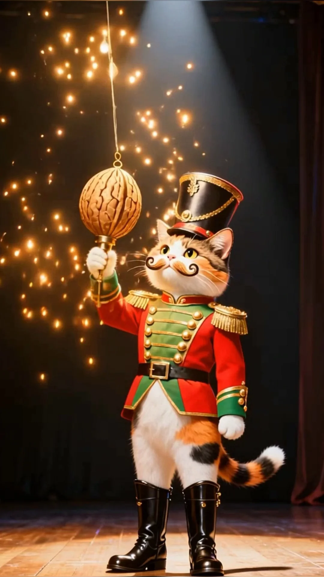 圣诞季Live 壁纸 胡桃夹子咪系列上线～