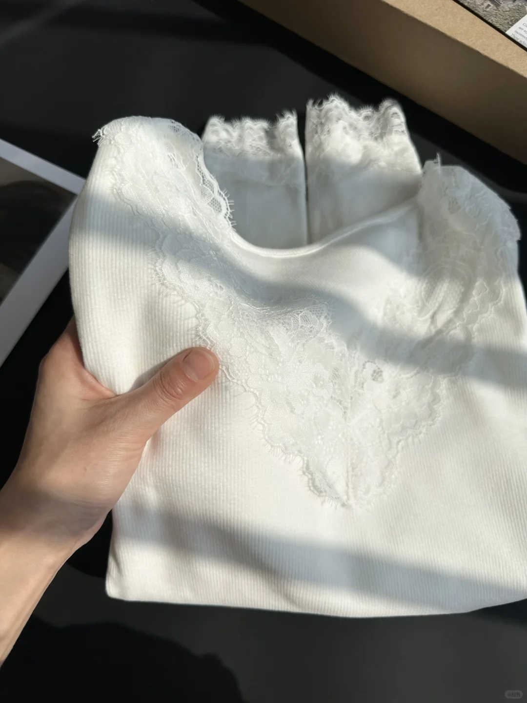 上身那一刻美哭😭了！白色蕾丝好欲好温柔！