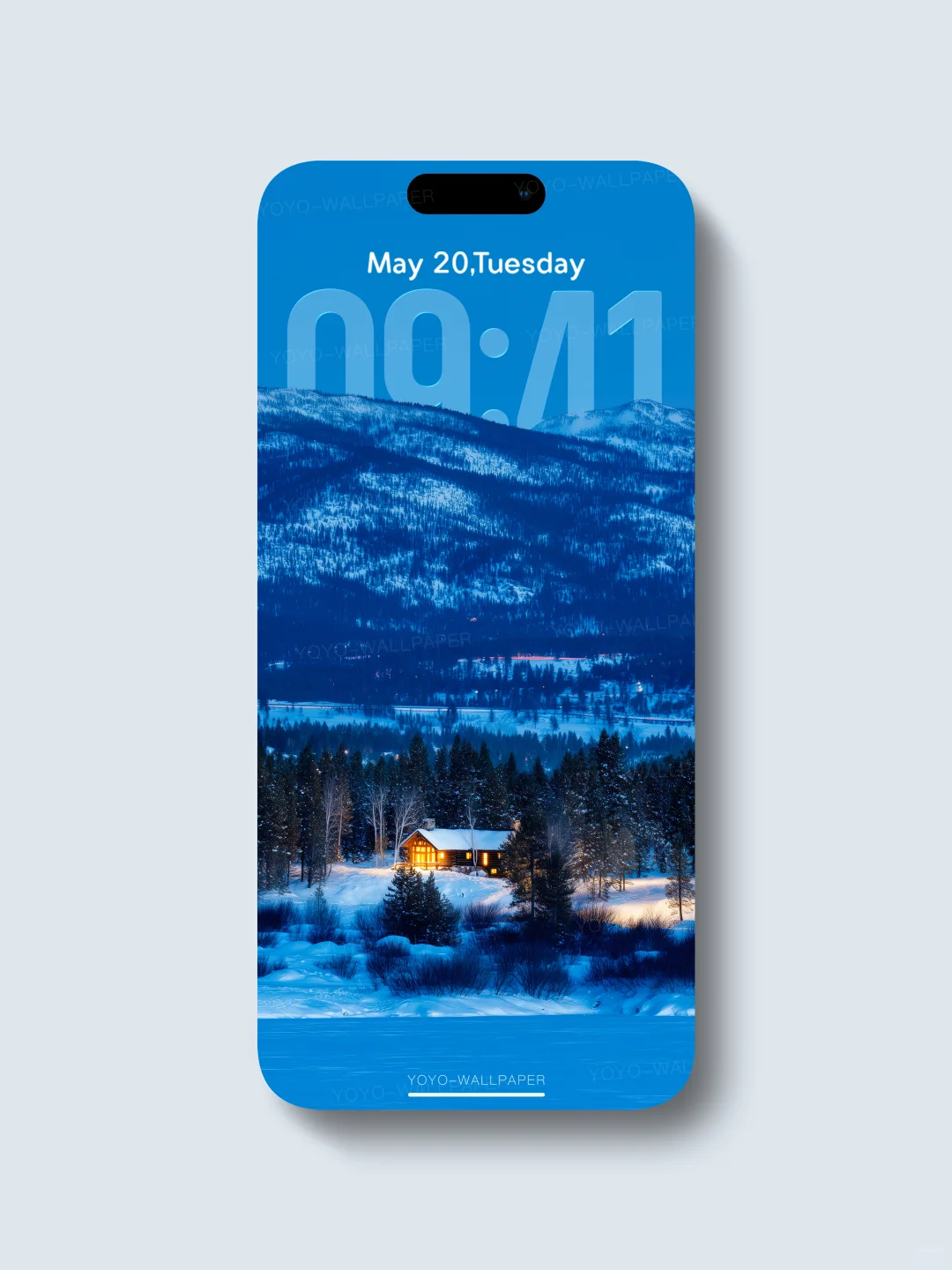 155 | ios适配景深壁纸 | 冬日小屋❄️