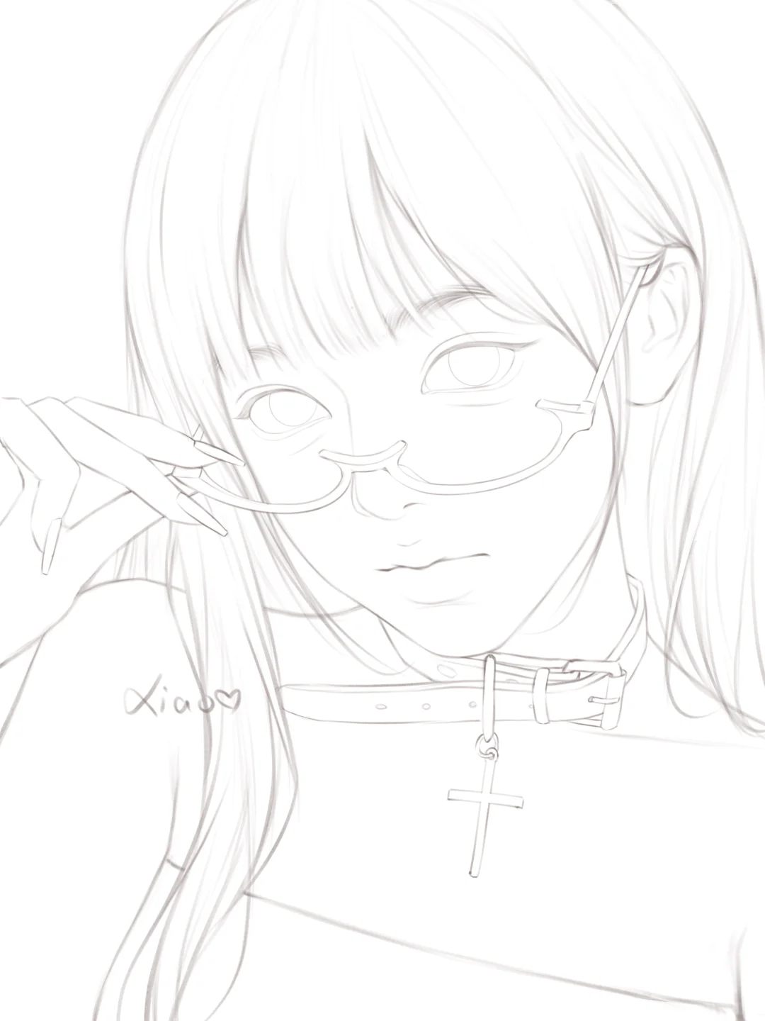 好久没发线稿🎨