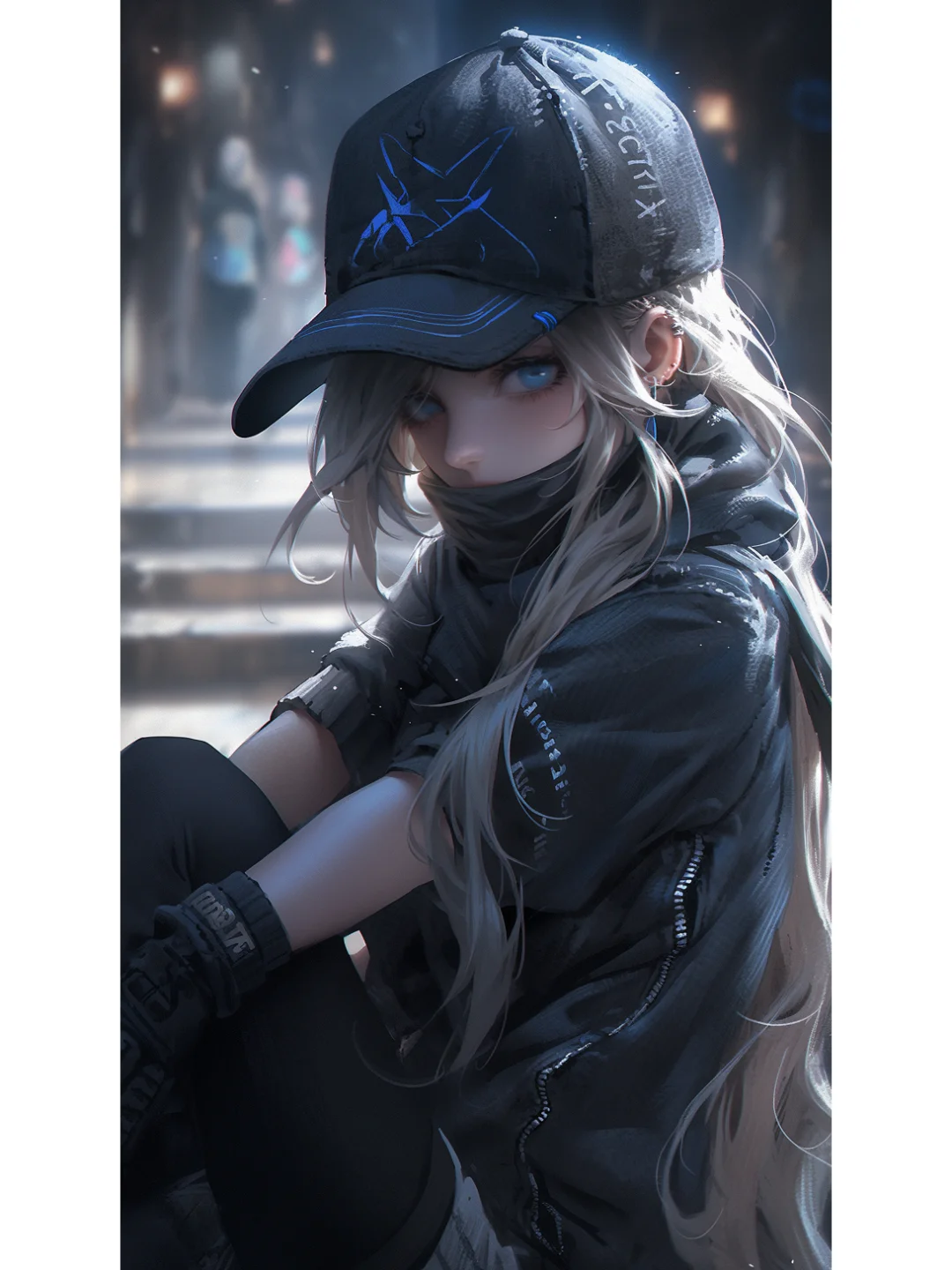 Ai｜midjourney｜时尚少女穿搭-机能风