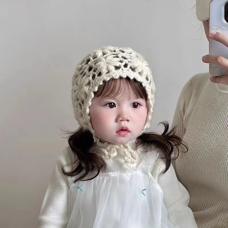 救命🆘这顶手工钩织帽把我女鹅变成小天使了