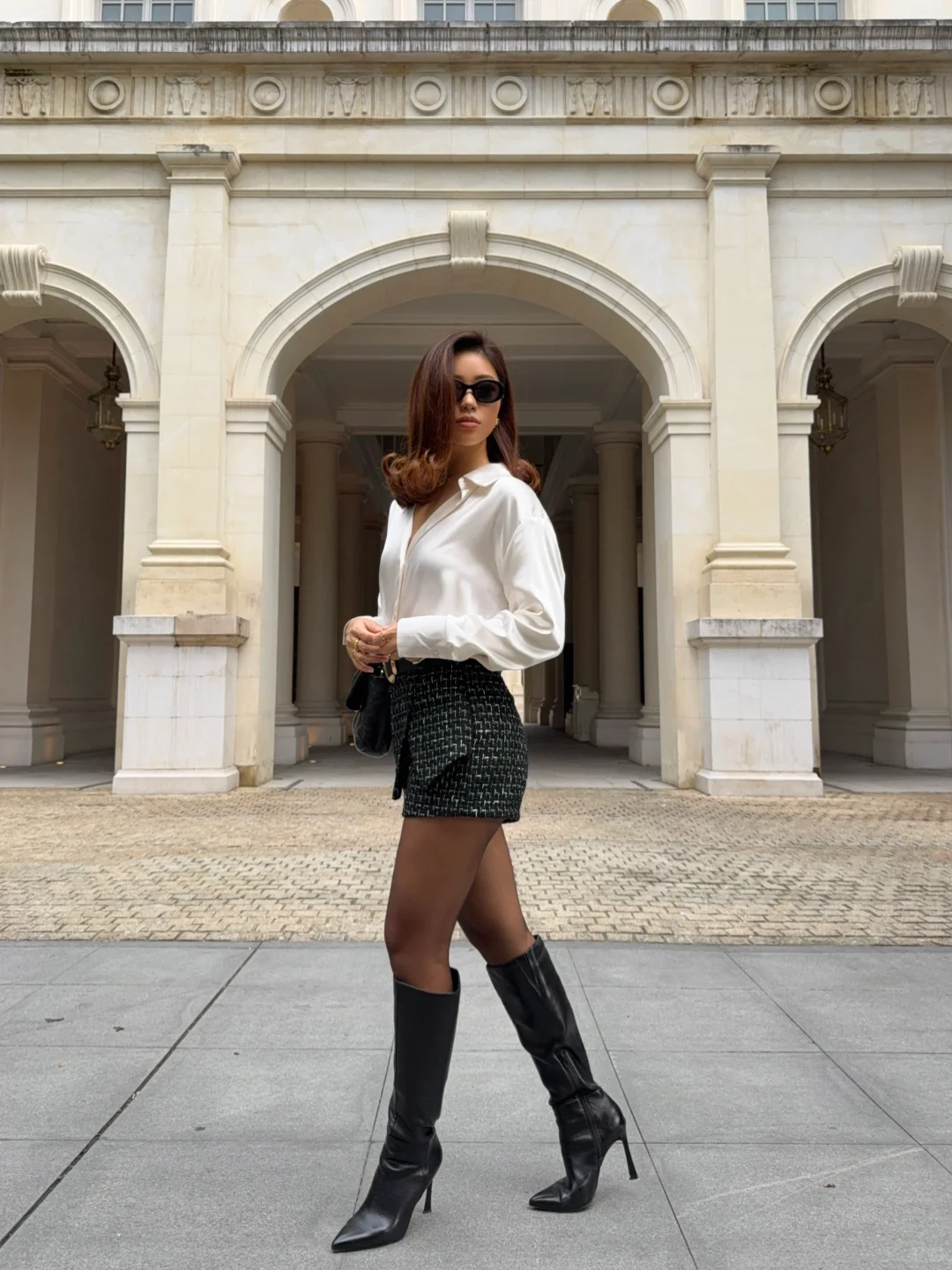 白衬衣的慵懒感🤍