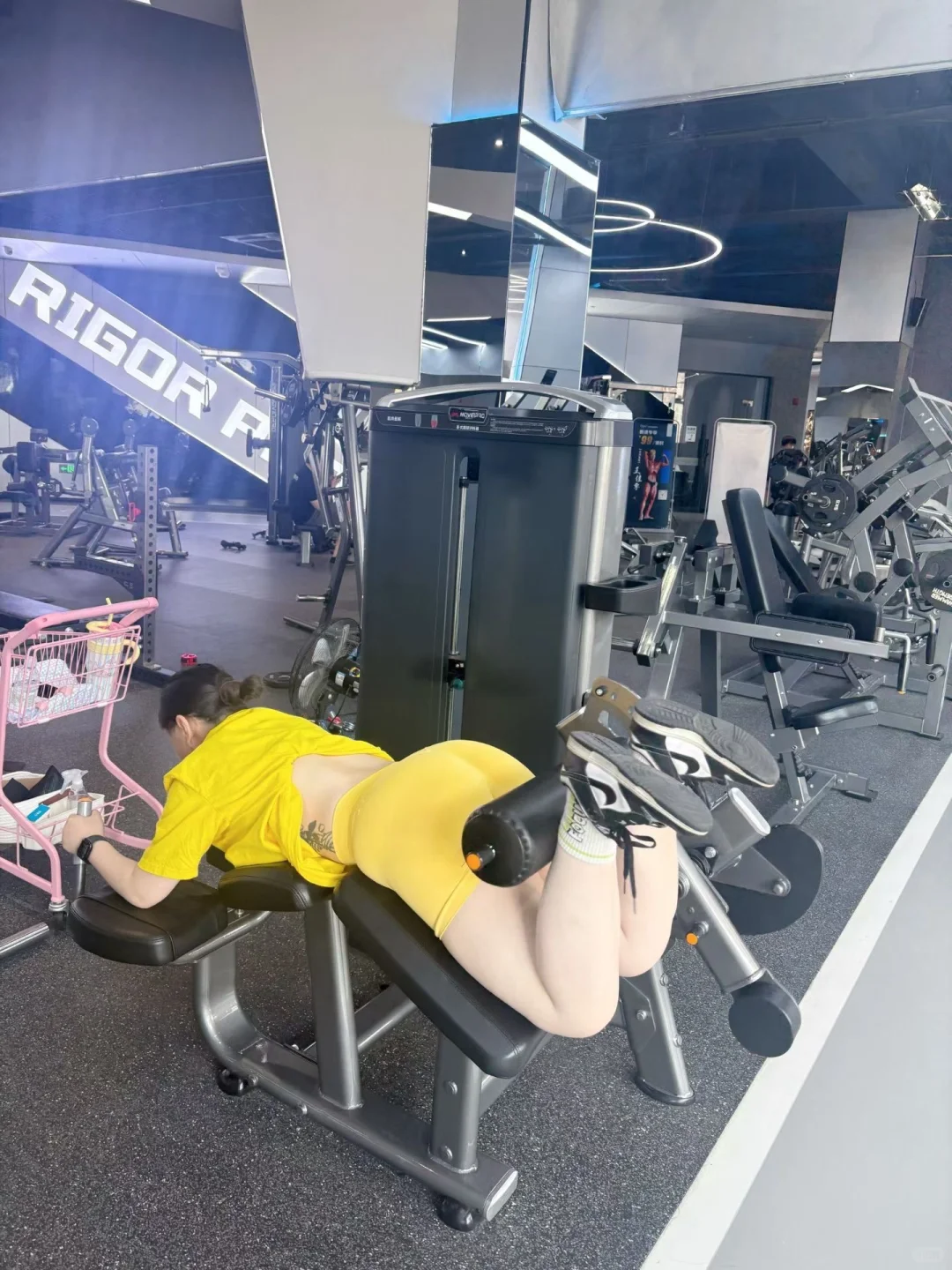 台州黄岩女教练健身房的一天🏋️‍♀️