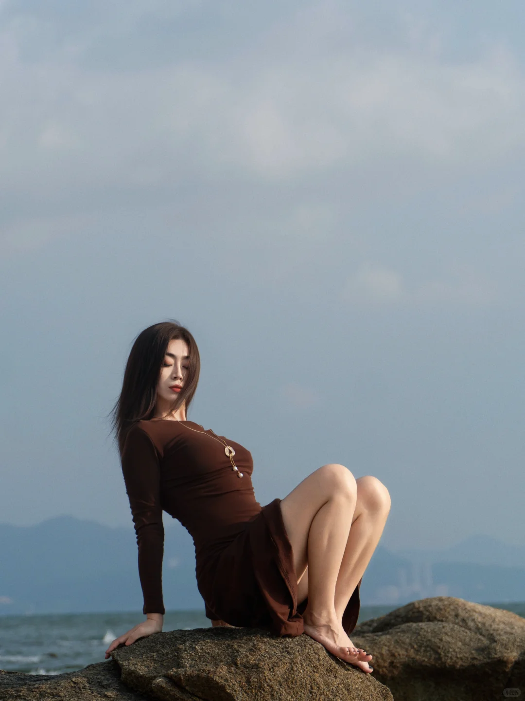 海水和礁石的相互碰撞🌊