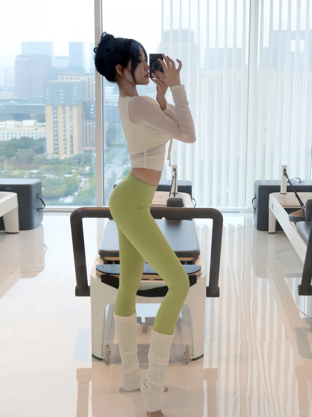 普拉提女孩真的太美了🥰