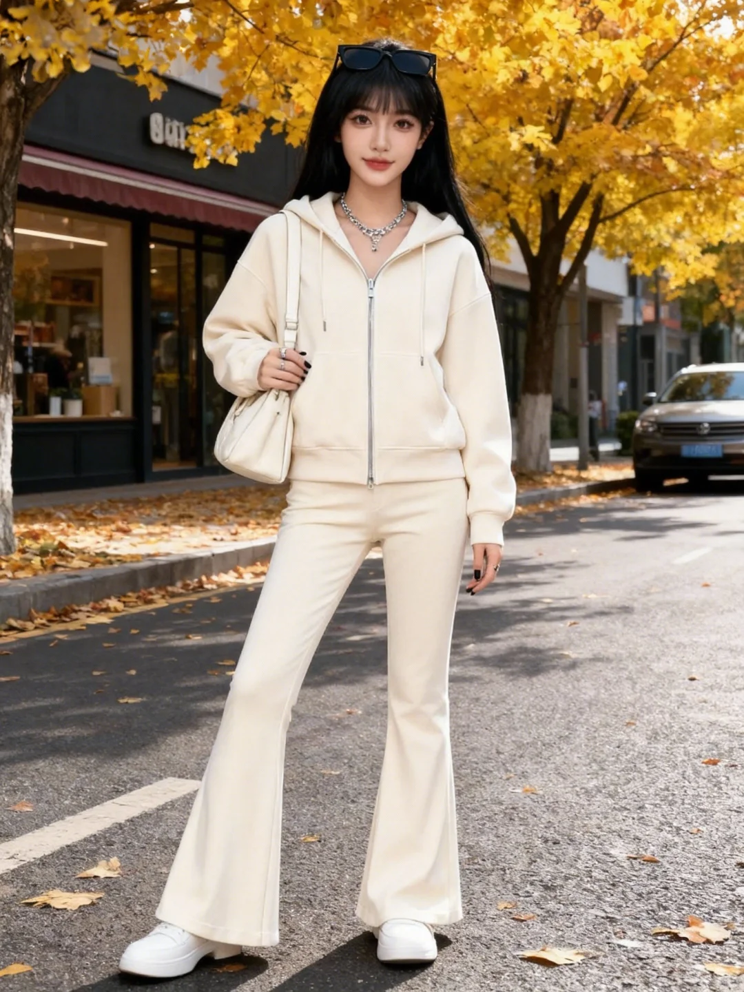 创意图片｜卫衣穿搭分享，留住秋天