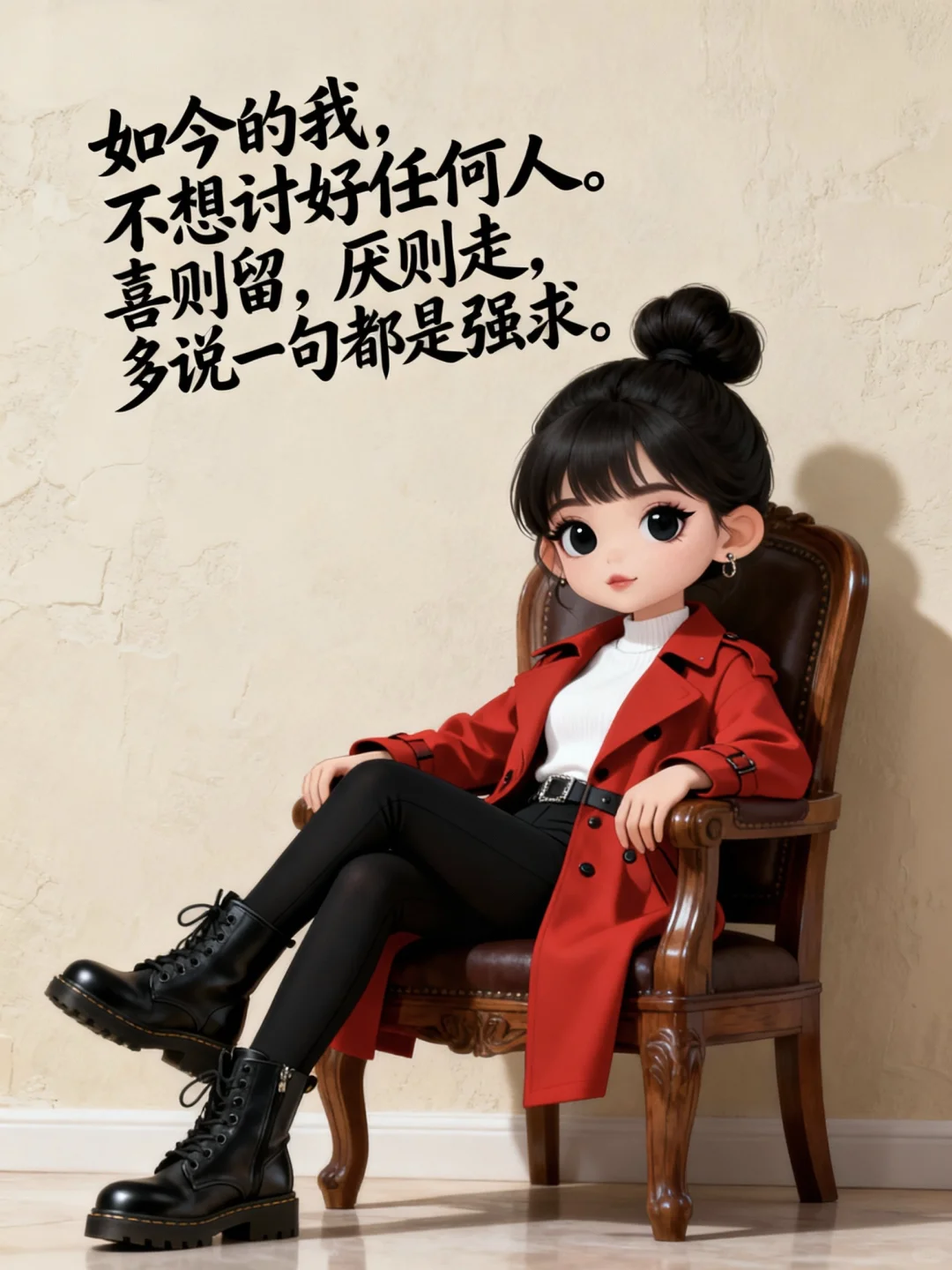 Ai绘画丨做一个人间清醒的拽女人