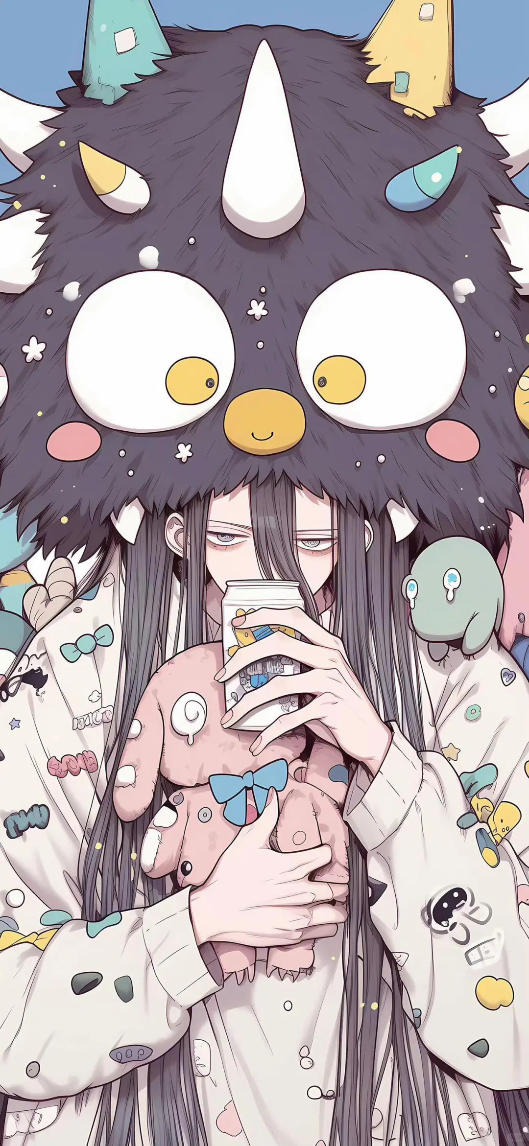 啊啊啊！这个壁纸也太可爱了吧！