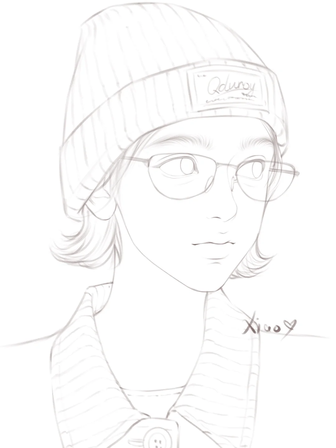 好久没发线稿🎨