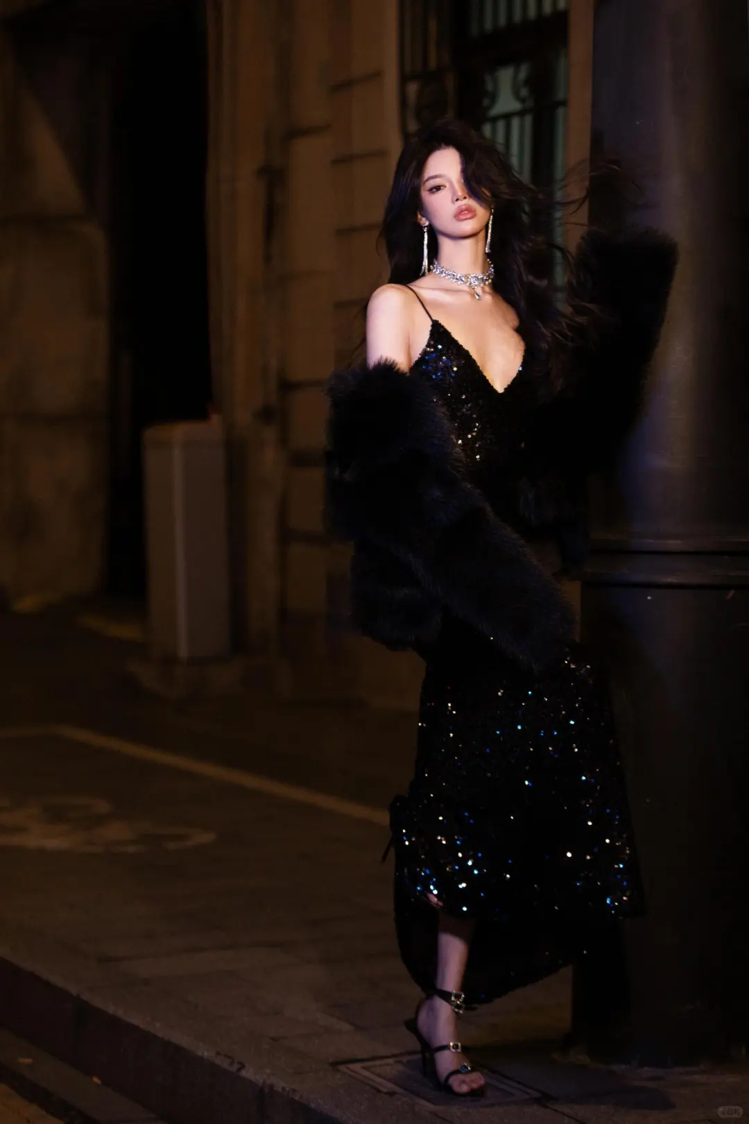 上海外滩约拍699！夜拍直接美成女明星✨