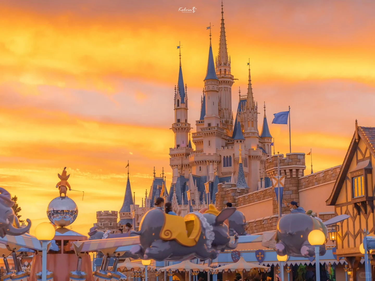迪士尼的日落🌄
