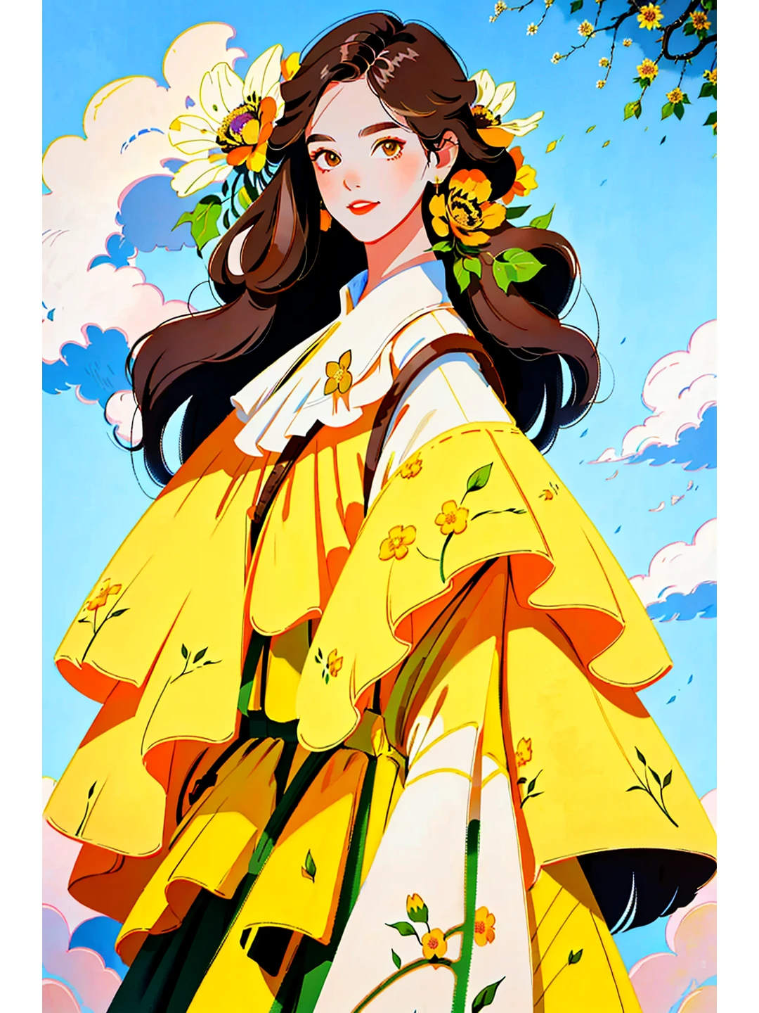 我和AI有话说 | 出游穿搭插画