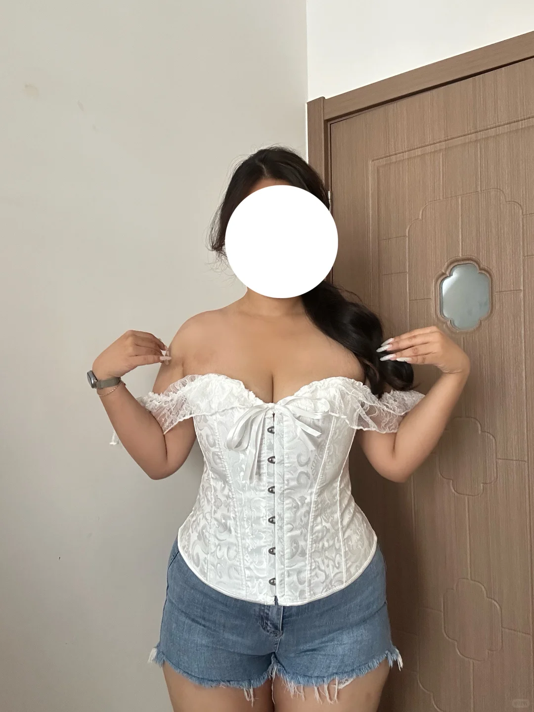 175斤live版）大基数上身鱼骨胸衣太掐腰显瘦