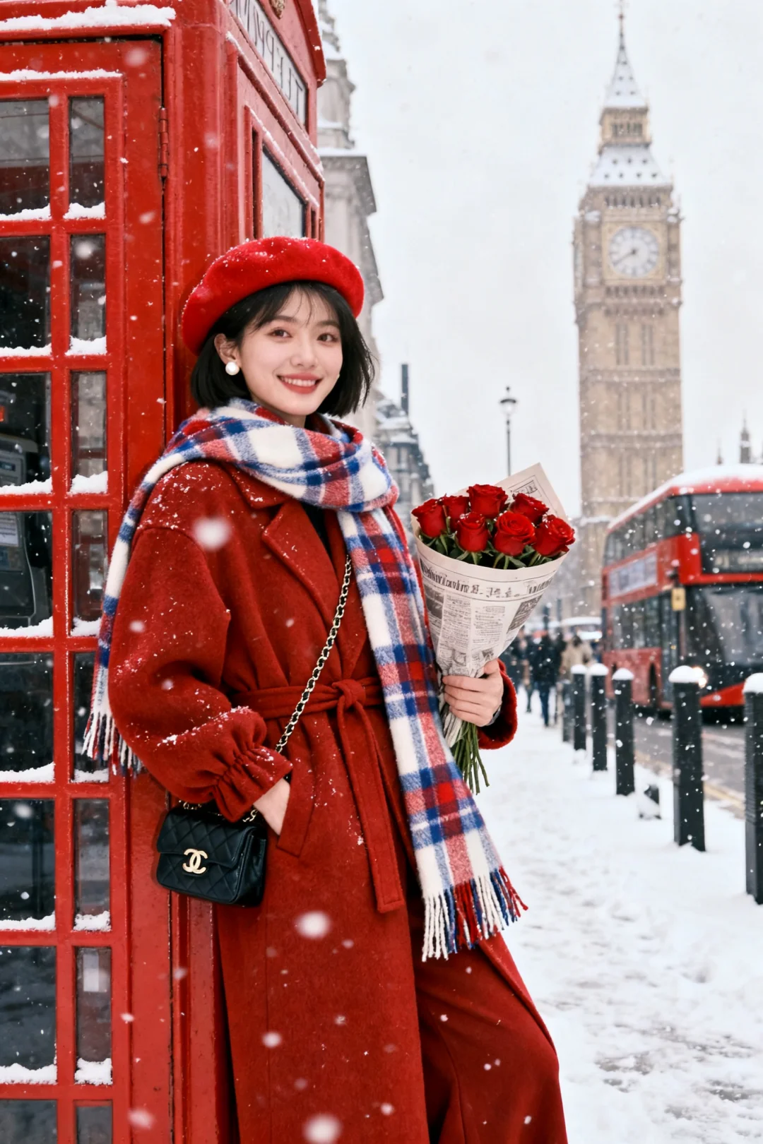 Ai写真●怎样0元生惊艳的伦敦雪景写真？