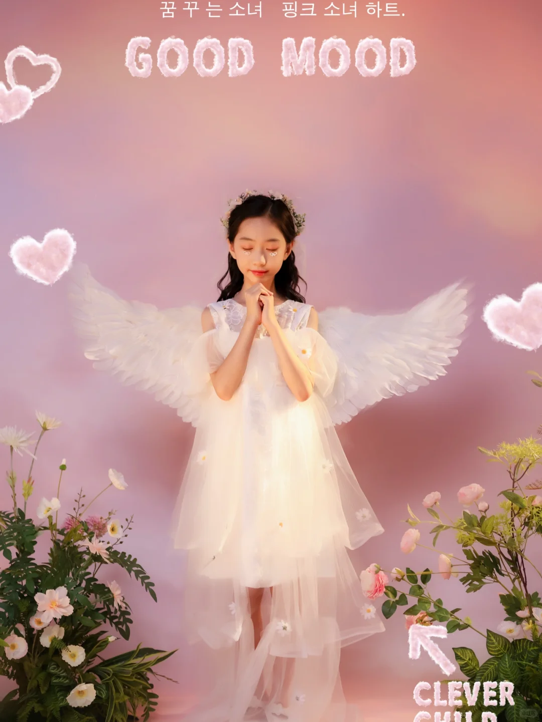 坠落人间的精灵梦幻天使少女写真 这“精灵”