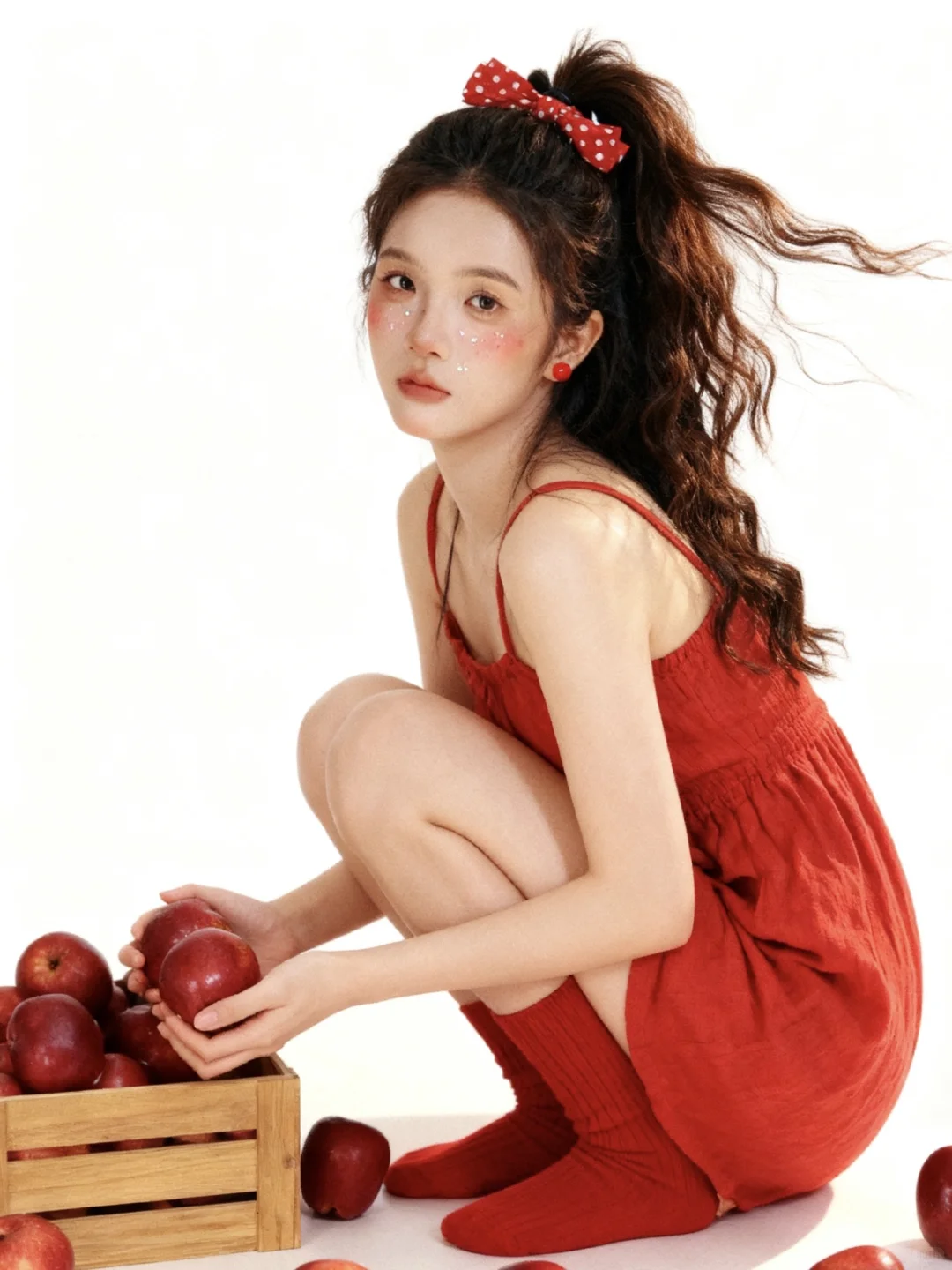 🍎苹果少女写真AI指令已送达