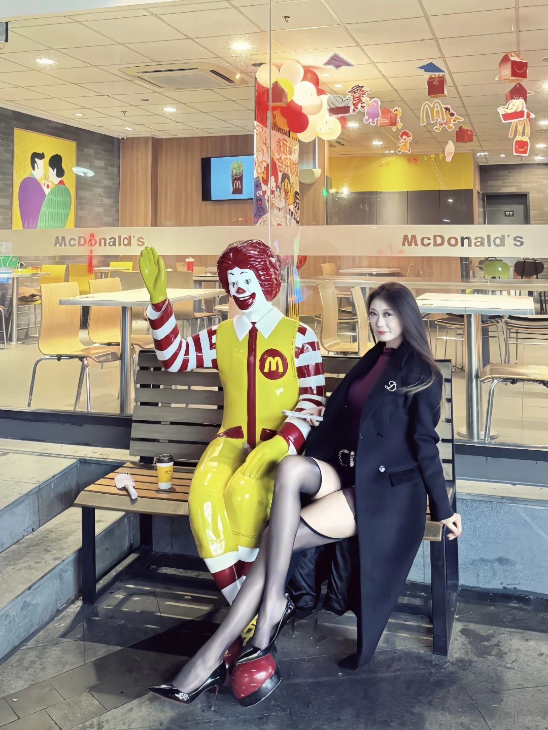 最爱的一款紫色腿环吊带袜！