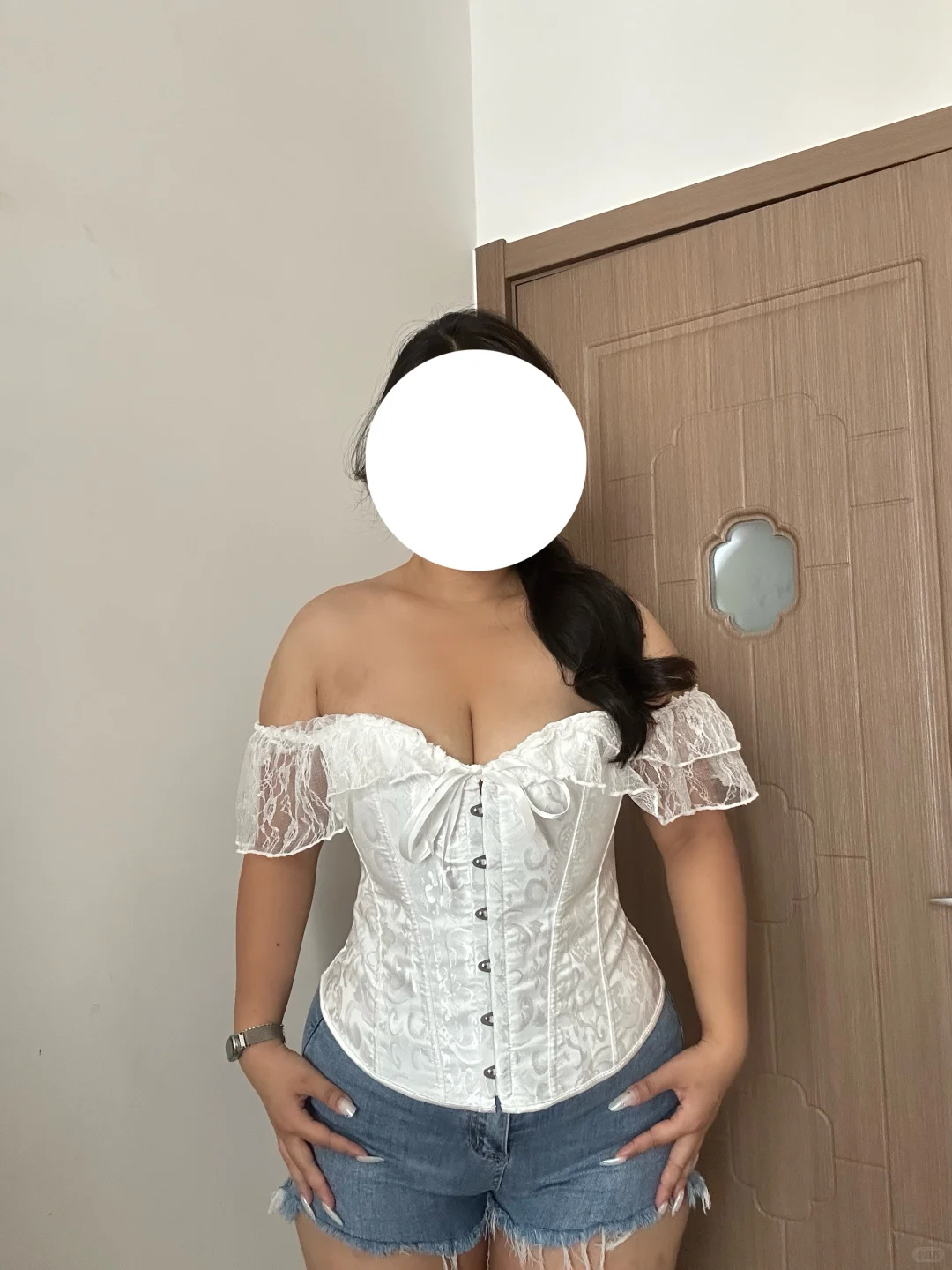 175斤live版）大基数上身鱼骨胸衣太掐腰显瘦