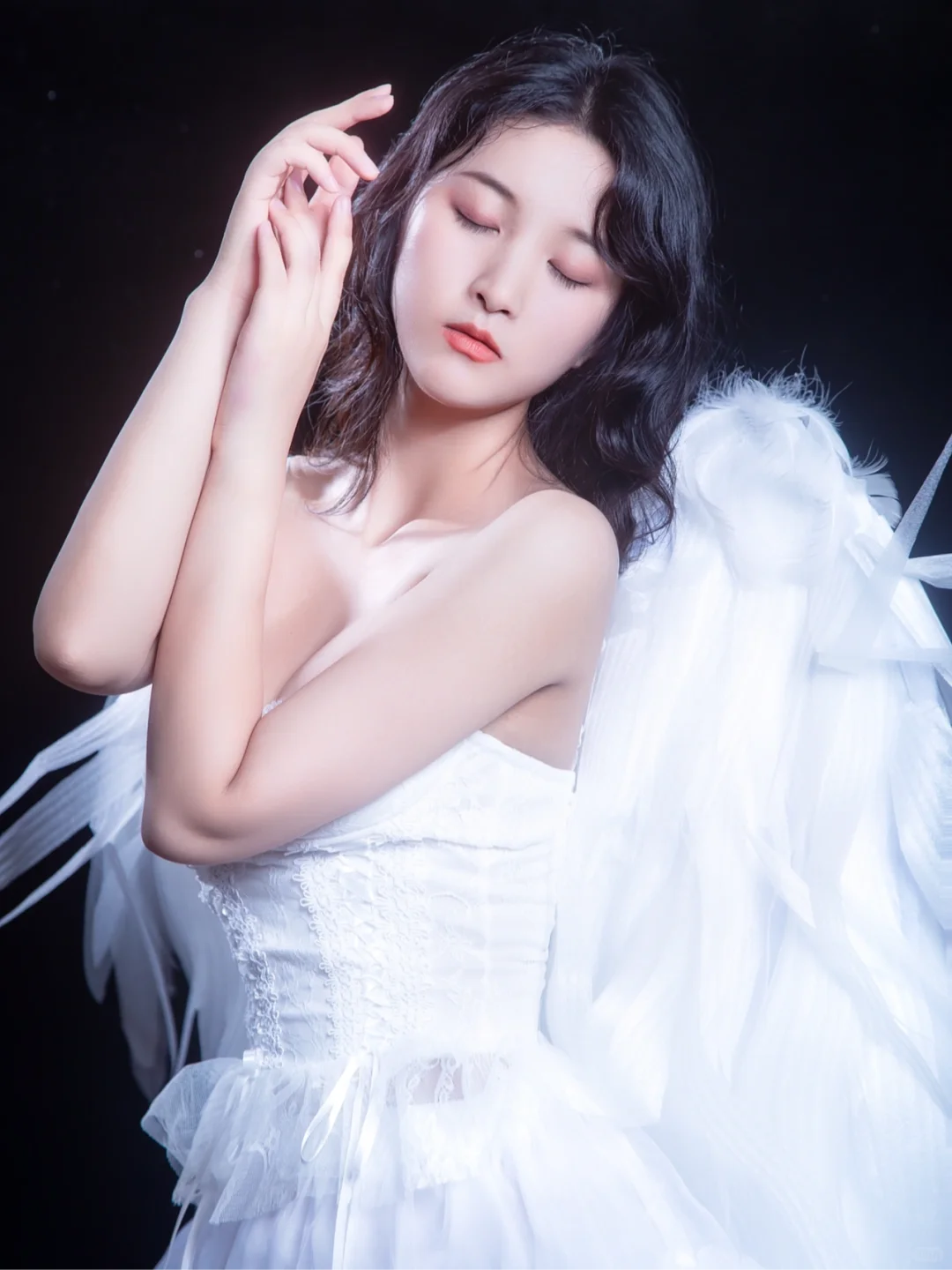 破碎感天使写真拍照姿势