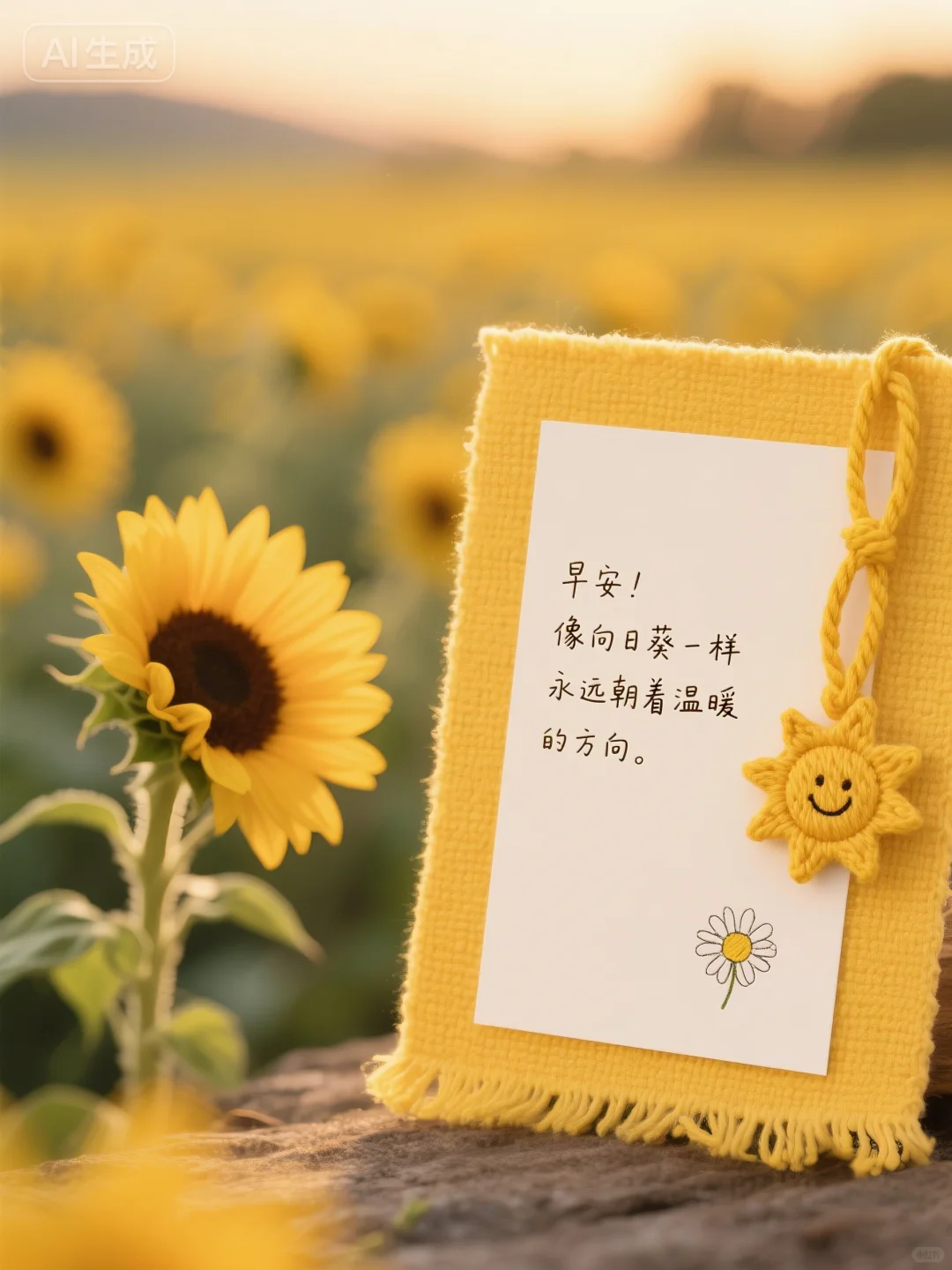 📝໑ຼ₂₀₂₅/₁₁.₀₇✨早安 向日葵织就的温暖晨语