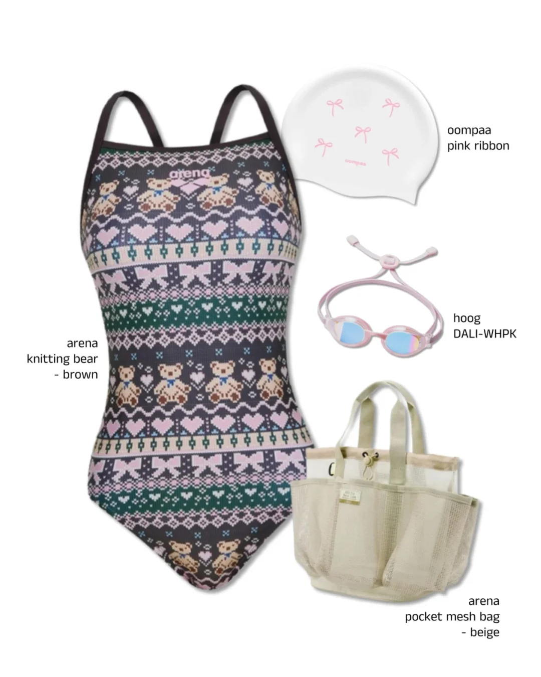 Arena冬季经典小熊搭配