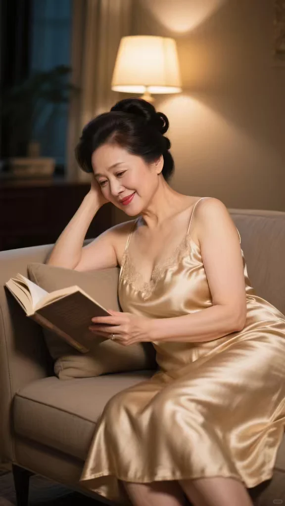 成熟韵味流淌，48岁阿姨散发迷人芬芳