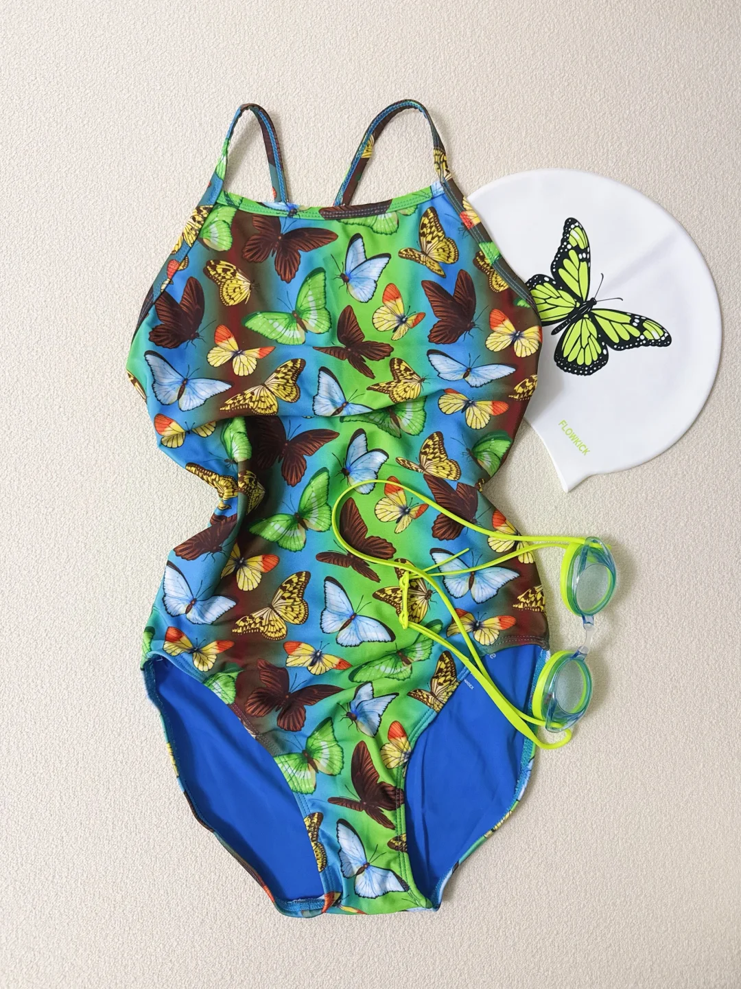 🦋蝴蝶控的蝴蝶泳衣
