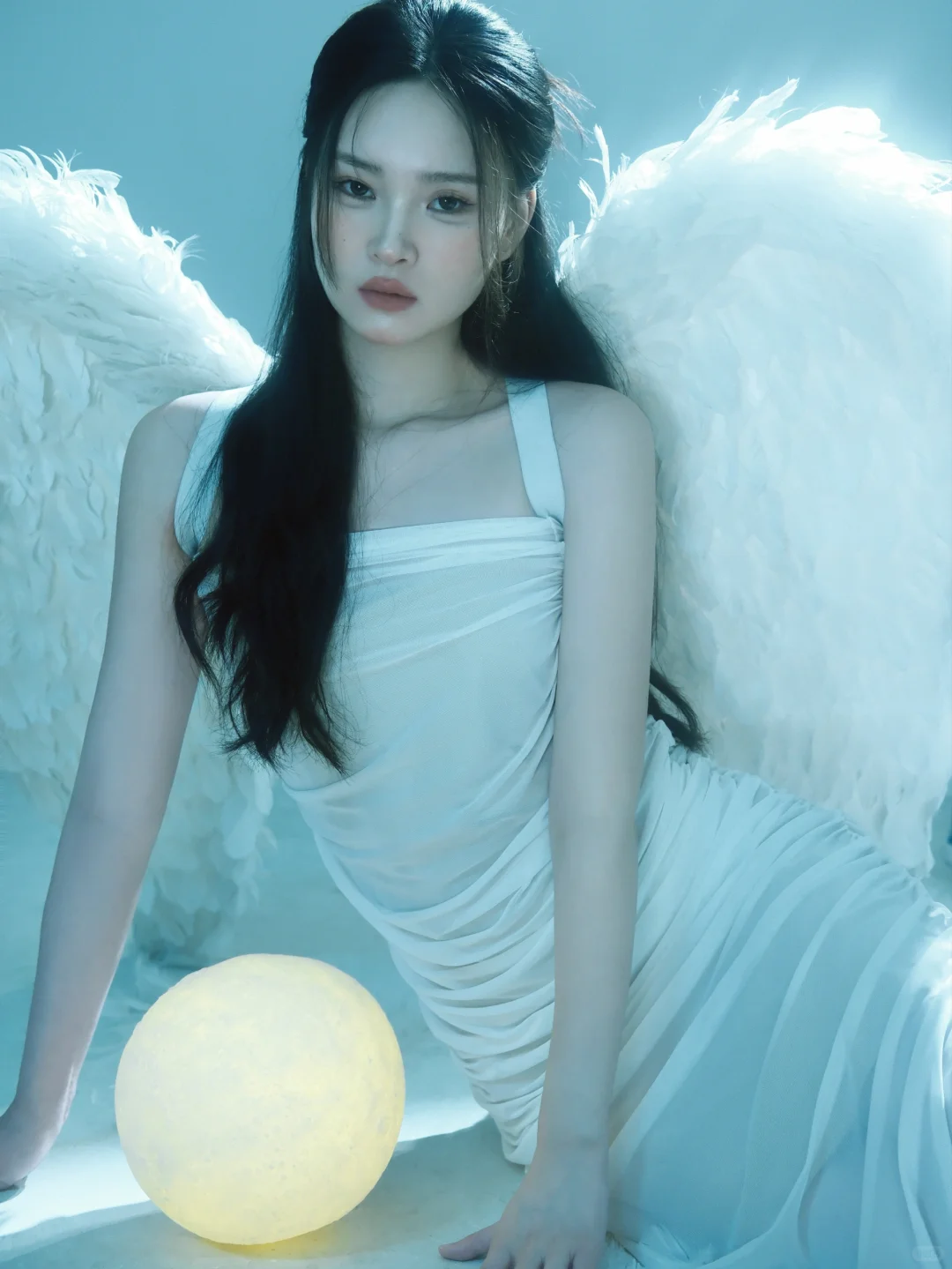 氛围感天使写真 |坠入凡间的梦幻之美🎀