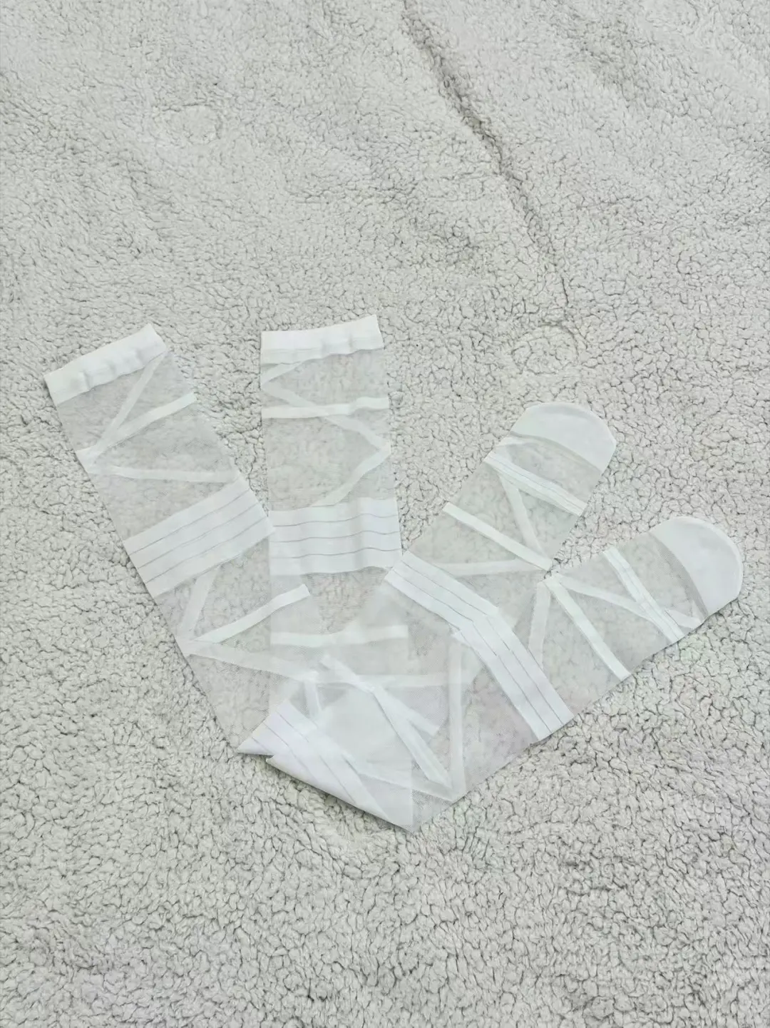 亚文化白丝！性感辣妹过膝纯欲白丝👉👀