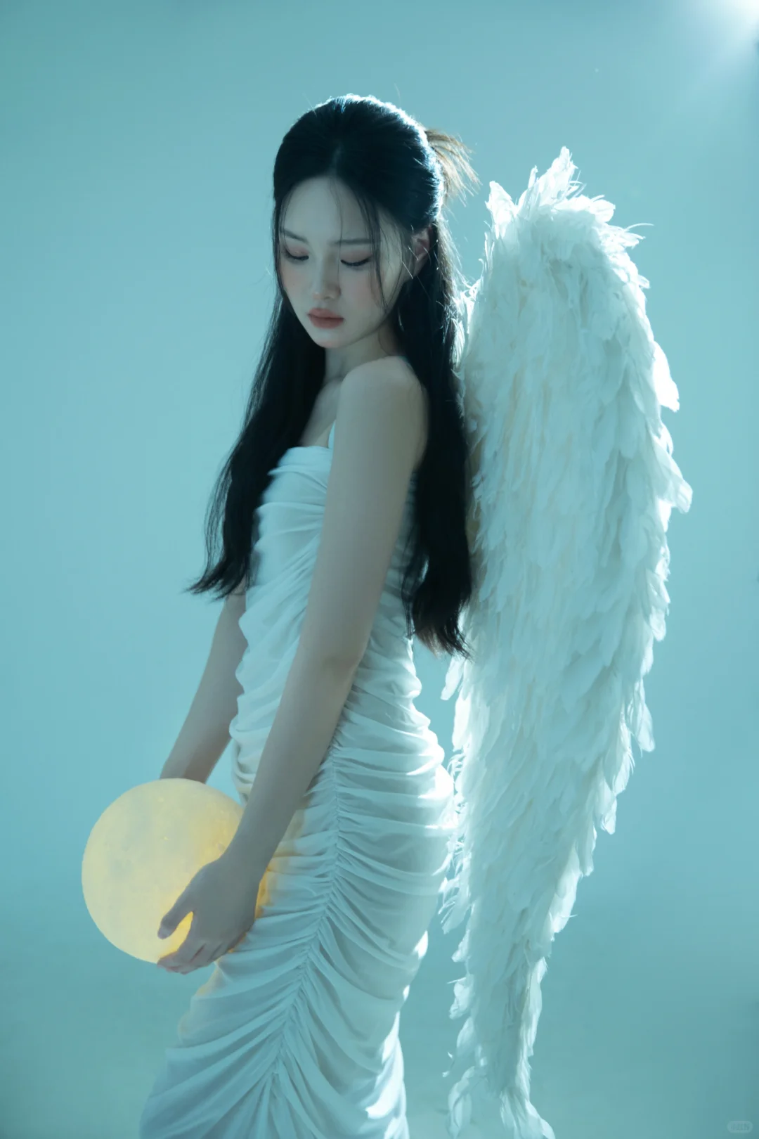 氛围感天使写真 |坠入凡间的梦幻之美🎀