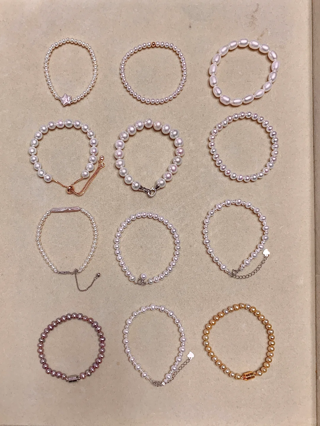 珍珠➗坑，这些手链有不嫌弃的嘛？