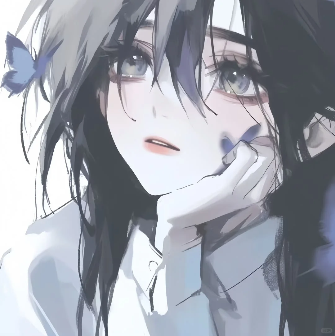 第一百七十八期⚪️线条感女生动漫头像