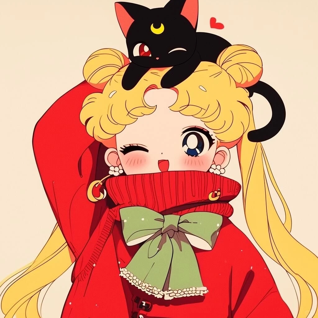 𝑾𝒆𝑪𝒉𝒂𝒕头像｜冬日美少女战士头像