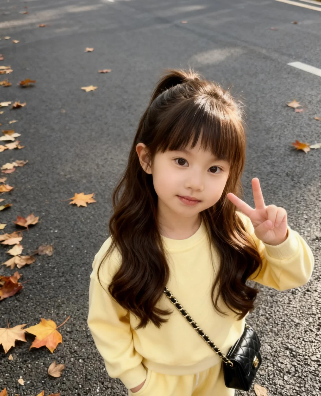 秋天的她也太漂亮了🍁