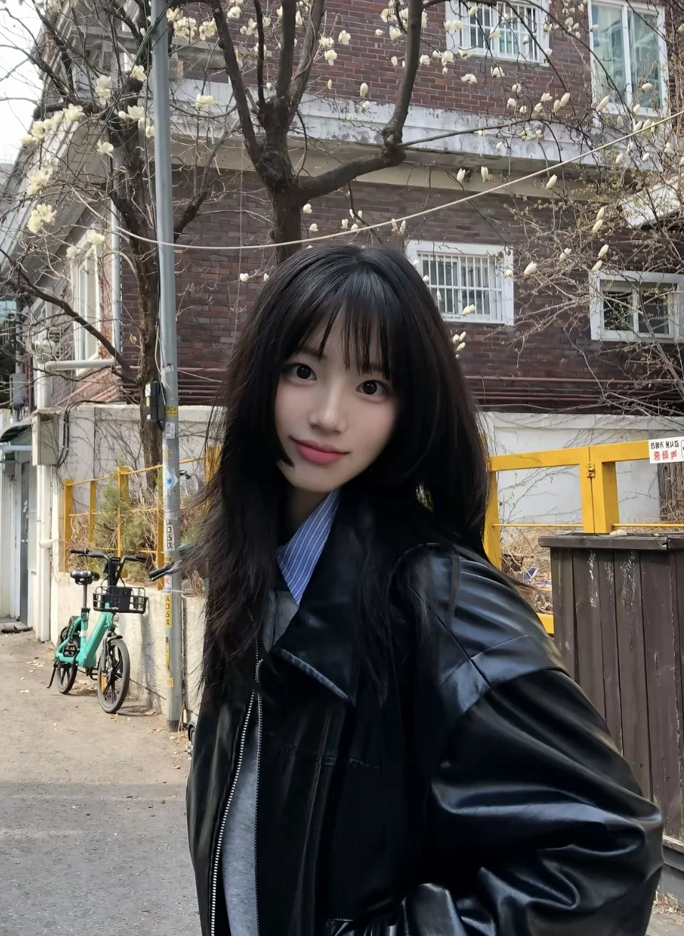 秋冬叠穿皮衣真的好韩