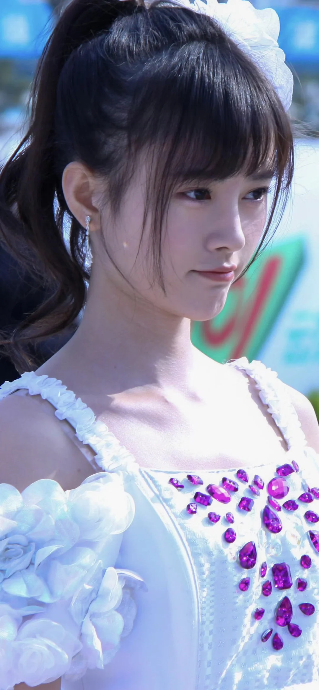 鞠婧祎早期 稚嫩清冷甜美 美