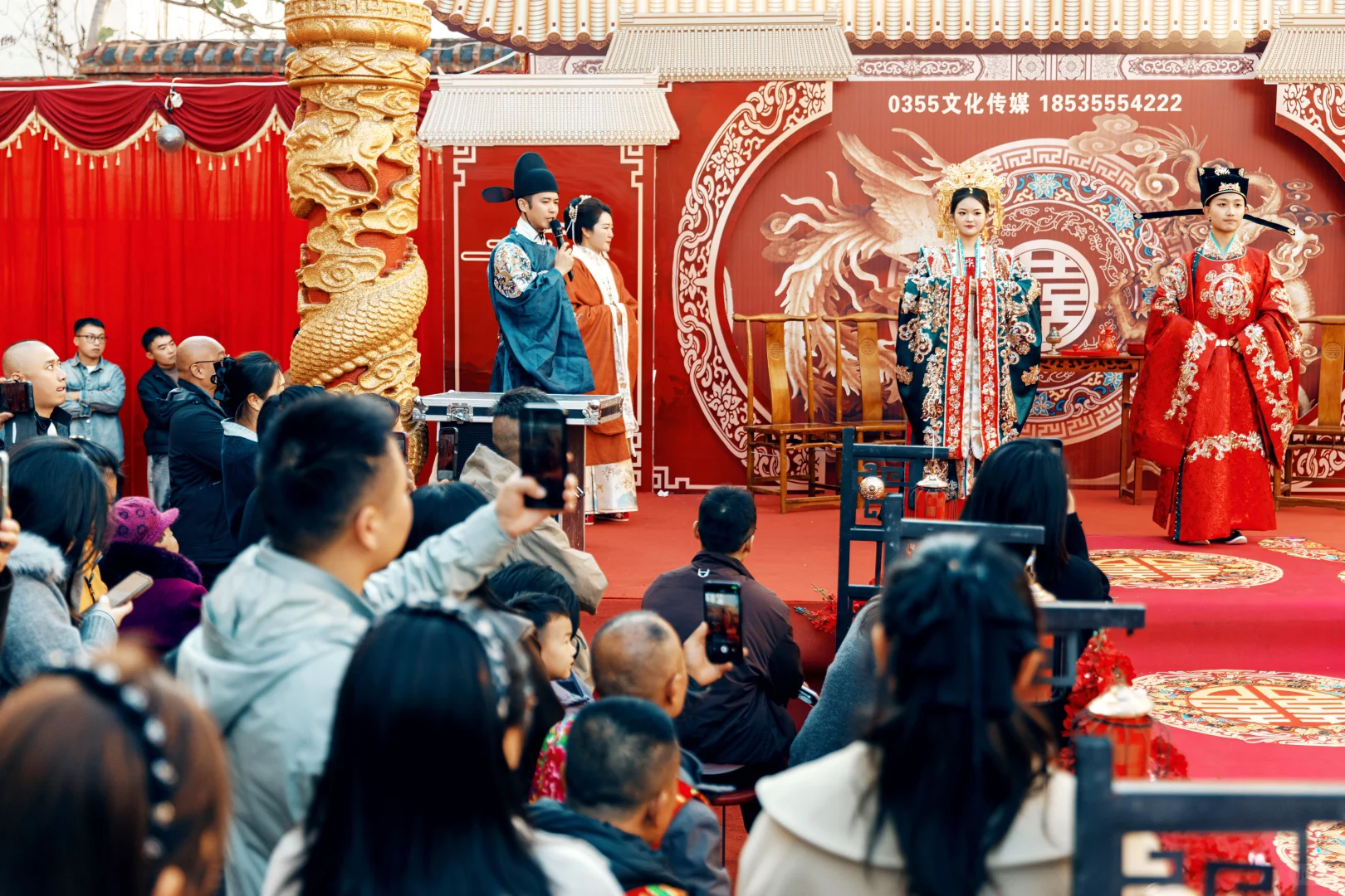 被这场汉服婚礼惊艳到了‼️