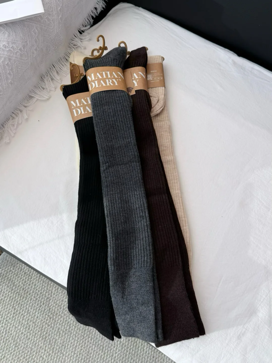 微压过膝袜来咯 就这个质感高级